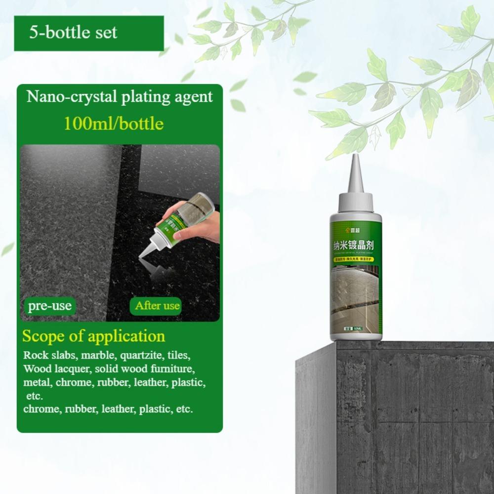 Marble Nano Crystal-Plating Agent Nanometer Crystal Plating Agent Wood Furniture Marble Scratch Repair Refurbishment Waterproof