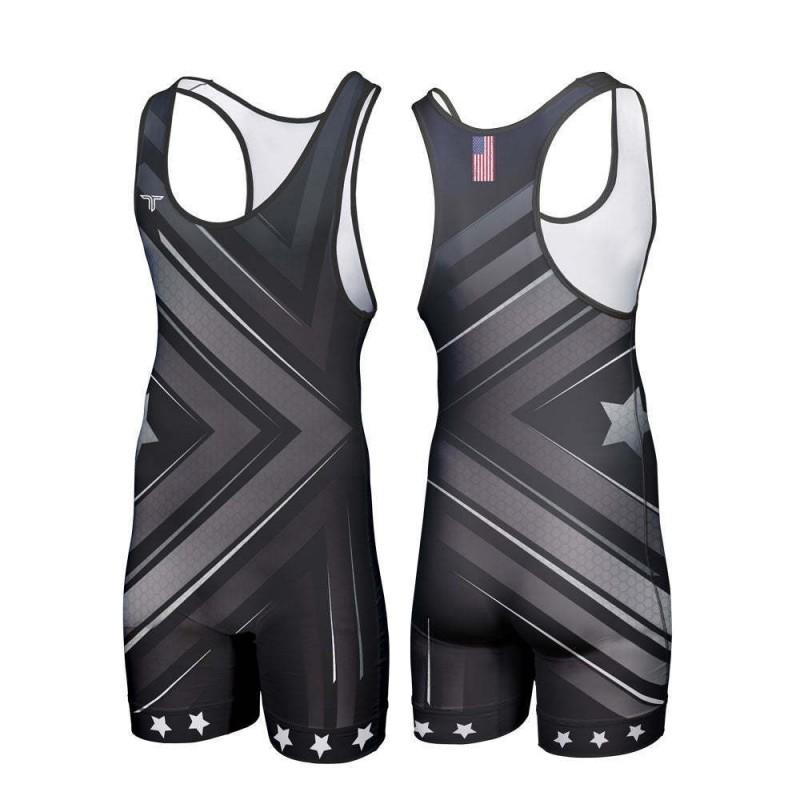 Wrestling Singlet Compression Athletic Suit Weightlifting Training Quick Dry Breathable Lightweight