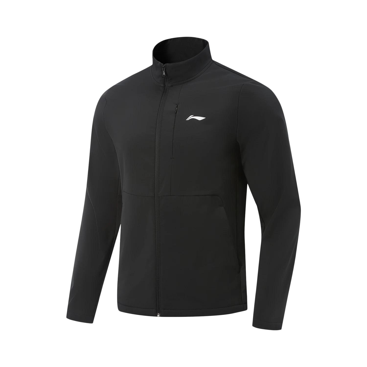 Li-Ning Минималистичная Модная Спортивная Универсальная Куртка Мужские куртки AJDV301-3 XXL