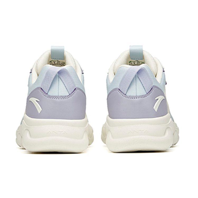 Anta Running Collection Low Top Running Shoes Women's White Purple Blue Mesh 922115535-5
