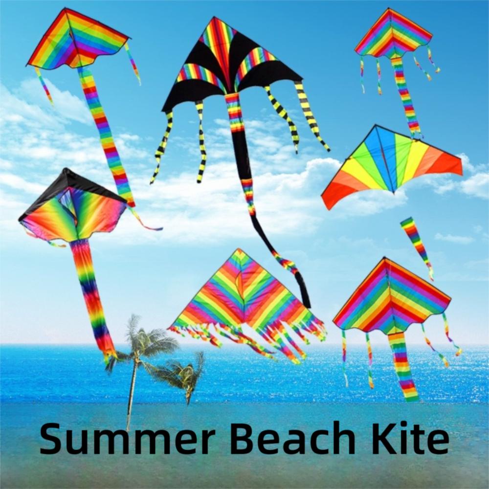 Easy to Fly Large Delta Kites 1.1/1.4 m Outdoor Flying Toy Children Cartoon Kite  Kids & Adults