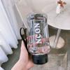 850/1100/1300ml Drinking Cup Leakproof Travel Kettle Outdoor Sports Clear Water Bottle