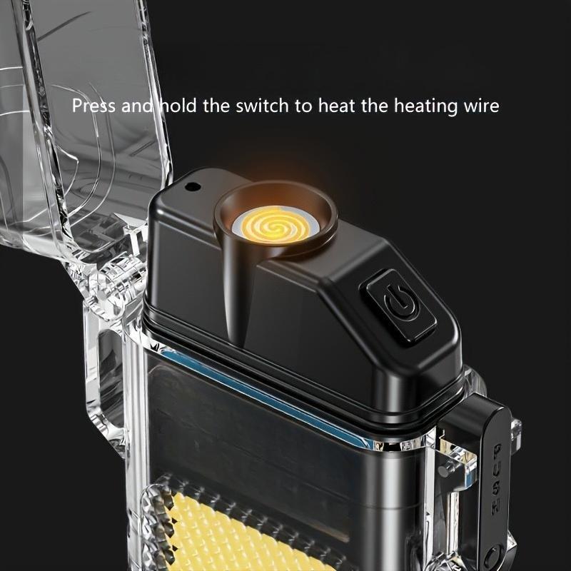 New USB Portable Keychain Light, Outdoor Windproof, Digital Battery Display Flashlight, Portable, Emergency Situation, Outdoor Exploration