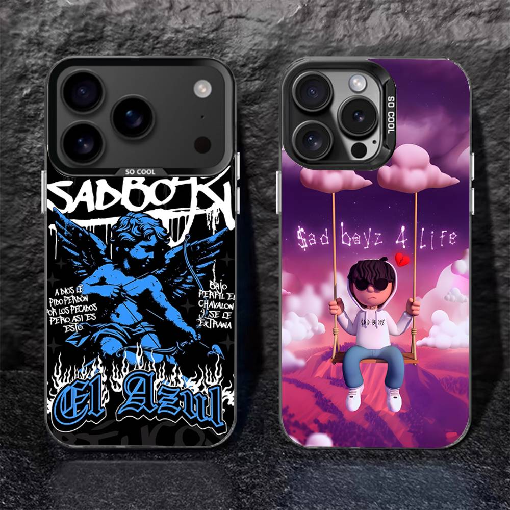 $AD BOYZ 4 LIFE For iPhone 17,16,15,14,13,12,11,Pro,MAX,Plus Black Shockproof Candy Matte Cover
