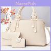 Conjunto de Bolsa Macaron da Moda com Três Peças e Design Elegante de Ombro e Transversal