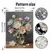 Floral pearl painting handmade diy pearl art painting stickers home decoration gifts