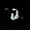 20pcs Plastic PPR Clamp Holder For Water Pipe Tube Fittings With Cover Diameter 16mm 20mm 25mm 32mm