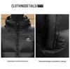 Men's 90% Grey Duck Down Hooded Puffer Jacket - New Winter/Autumn Style