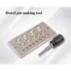 Woodworking Aluminum Alloy Pin Locator Electric Drill Wooden Pin Maker Circular Pin Making Tool