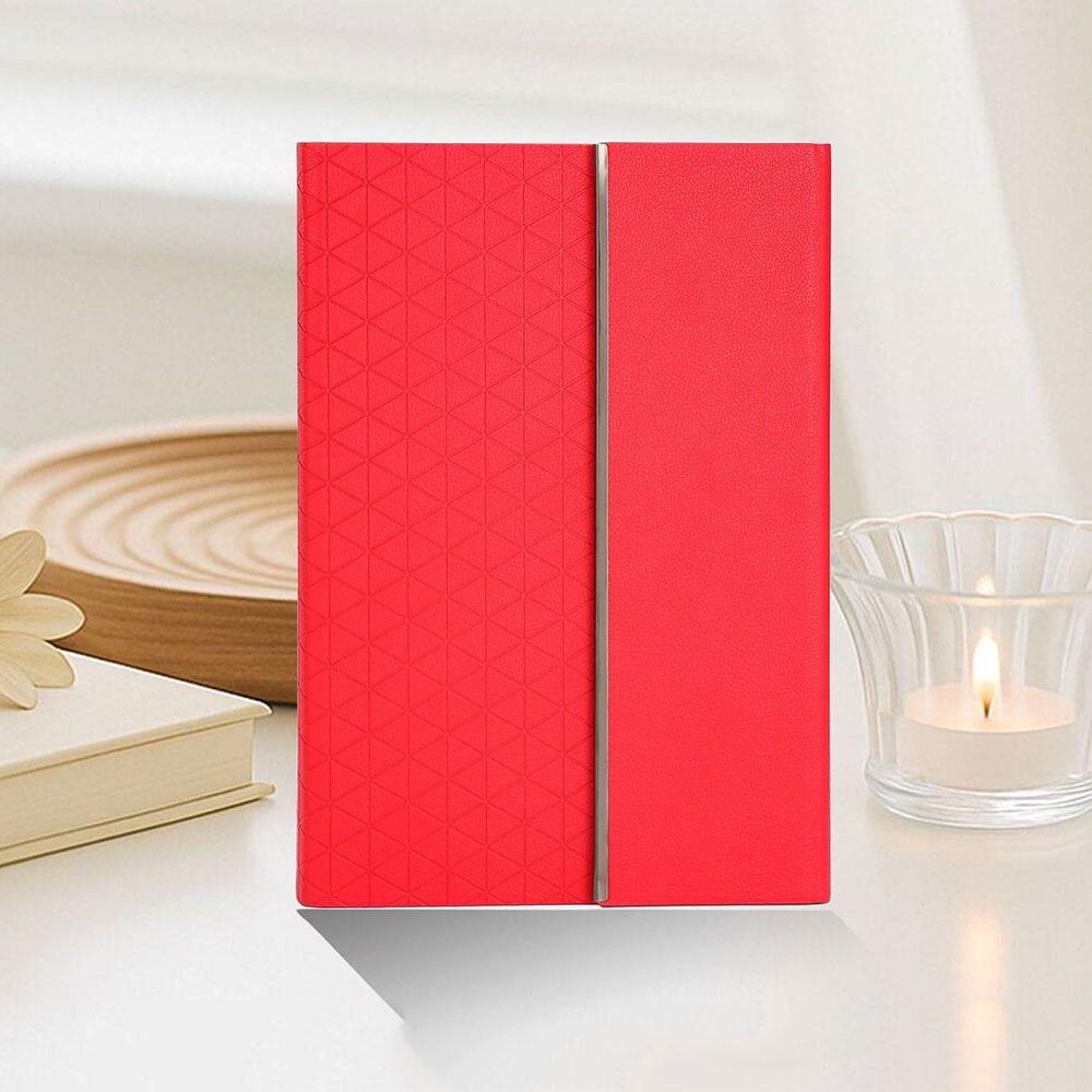 200 Pages A5 Notebook Magnetic Buckle Diary New Business Office Notepad  Gift for Friends