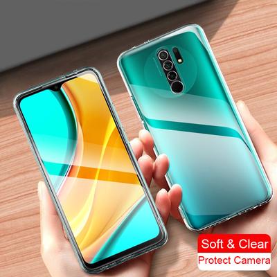 For Xiaomi Redmi 9 9A 9C Case Transparent Crystal TPU Soft TPU Clear Phone Cases For Xiomi Xiaomi Redmi Note 9 Pro Max 9S Shockproof Back Cover Shell