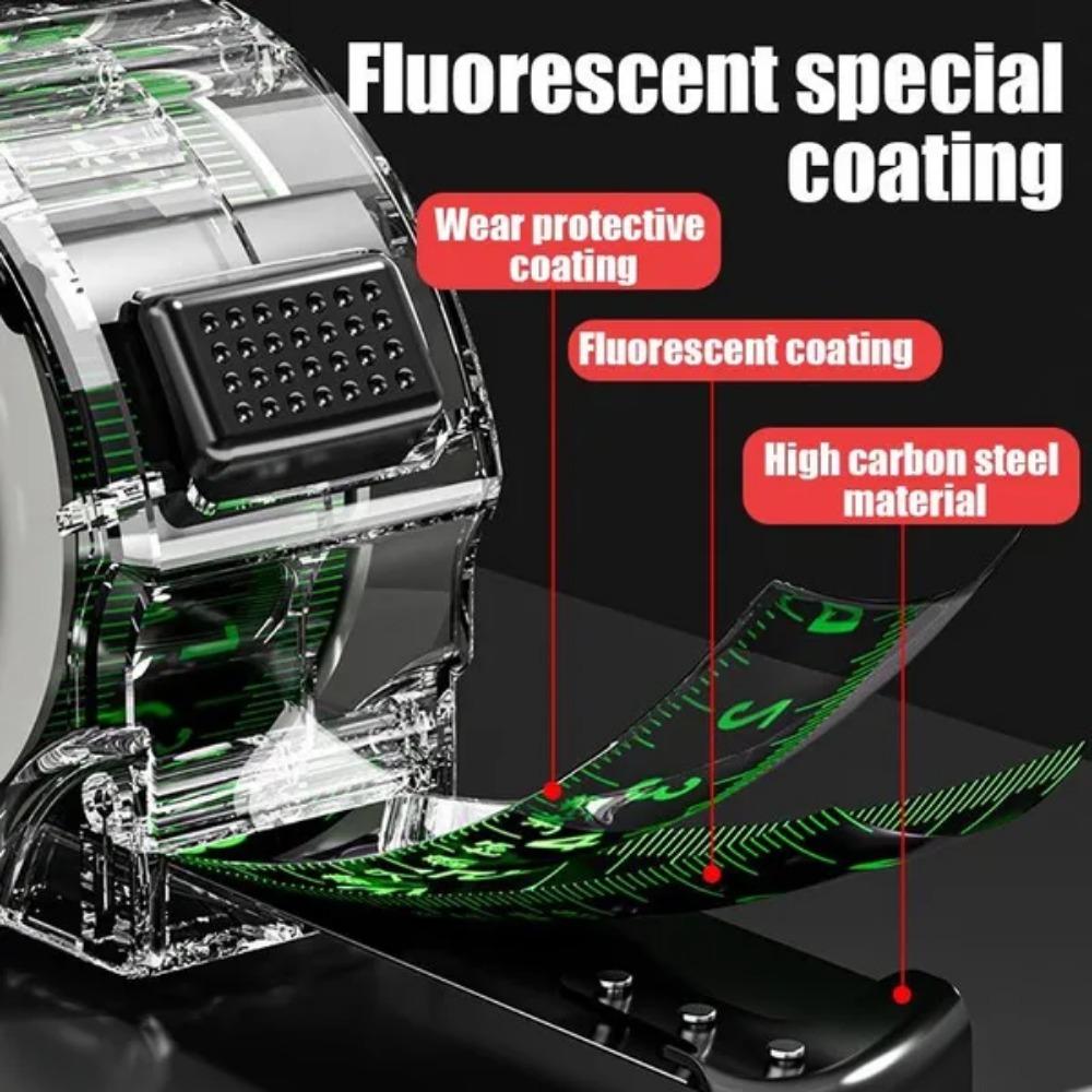 Self Locking Fluorescent Steel Tape Measure HighPrecision Ruler Measuring Tool Widened Meter Ruler