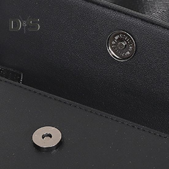Men Shoulder Bag Envelope Type Adjustable Shoulder Strap Smartphone Keys Wallets Storage Sling Bag Multi-Pocket Design Reflective Strips for Safety