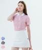 BHPOLOCLUB Women'S Summer Blooming Flower Collared Short Sleeve Tee 3 Colors Ts642