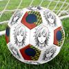 1pc Demon Slayer Kimetsu No Yaiba Soccer Ball Size 5 Indoor Soccer Ball Fashion Colorful Backyard Game - Great For Sports Fans Gift HE27