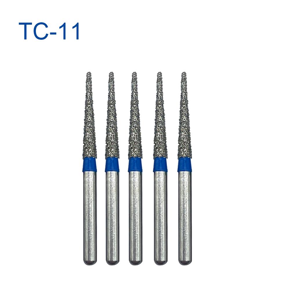 Dental Drills Fg Dia 1.6Mm 5Pcs/Pack High Speed Handpiece Diamond Bur All Series Teeth Whitening Dentistry Materials Supply