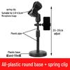 Universal Multi-functional Desktop Microphone Stand for Live Broadcast, Conferences, Speeches, Presentations, and Singing.