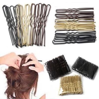 50 stuks 5/6/7 cm Metalen Haarclips Schuifspeld Kapsel Haarspelden Haaraccessoires U-vormige Speld Vrouwen