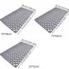 Eco Friendly Suction Cup Bath Mat Quick Drain Round Hole Bath Mat Foot Mat Bath Rug  Bathroom