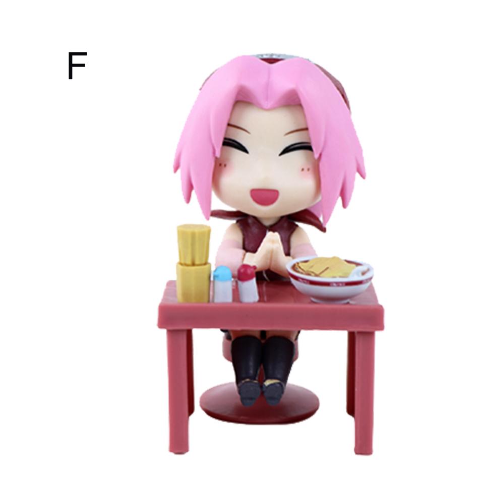 Naruto Shippuden Ramen Theme Series  Chibi Small Pvc Anime Figurine Naruto Sasuke Uchiha Merch  Toys Present For Kids