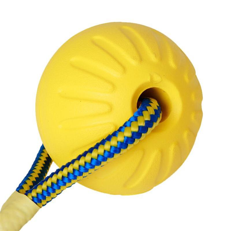 Interactive Dog Toy Ball With Rope Durable Dog Chew Toy EVA Elastic Floating Ball For Dog Training And Playing Supply