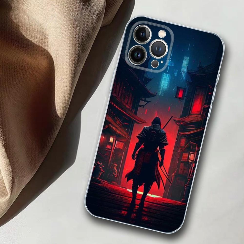Japanese Warrior Samurai Phone Case For iPhone 14 11 12 13 Mini Pro XS Max Cover 6 7 8 Plus X XR SE 2020 Funda Shell