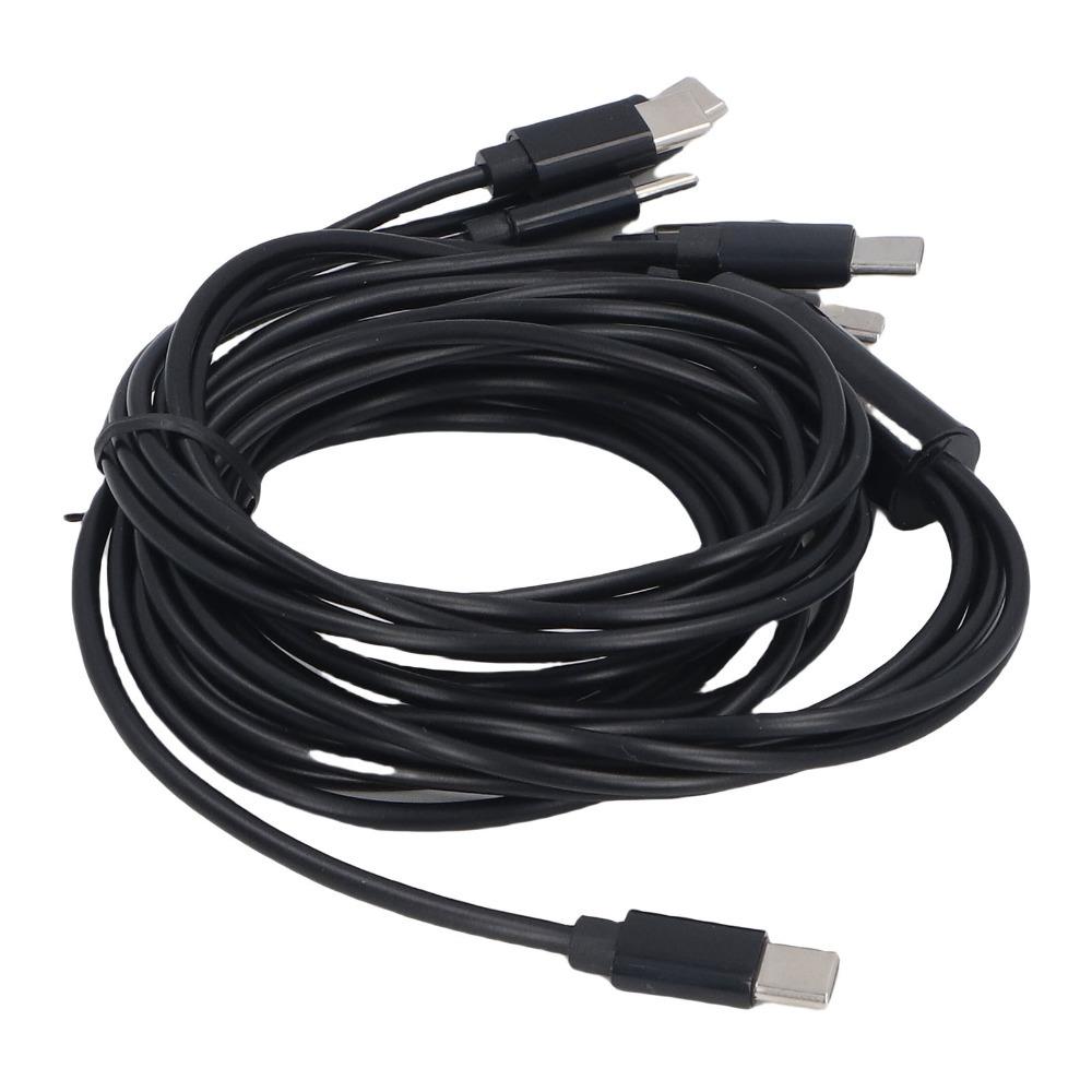 Plug and Play USB C Splitter Cable 2m/6.6ft USB C Multi Charging Cable  For Tablets