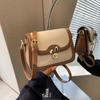 Women PU Leather Fashion Brand Crossbody Bags Luxury Retro Color Blocking Small Handbag Bags Lady Flip Cover Design Shoulder Bag