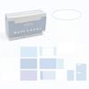 RosyPosy soft design tea fragrance index card, large capacity 150 word memory message sticky note card
