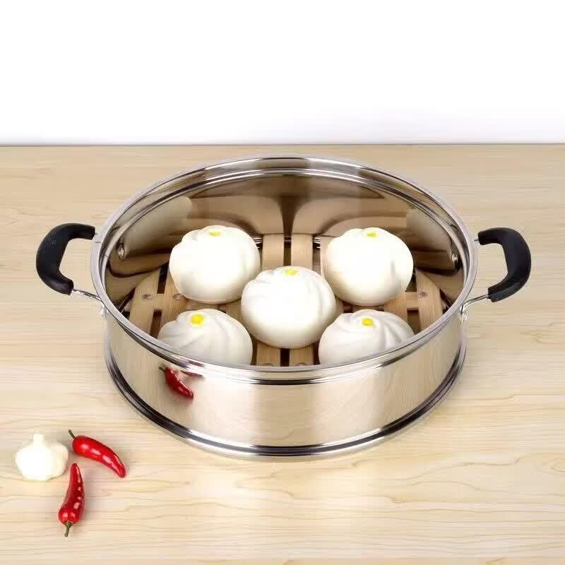 Heightened Bamboo Steamer Basket
