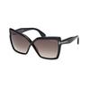 Fiore Smoke Gradient Butterfly Ladies Sunglasses Ft1195 01b 63