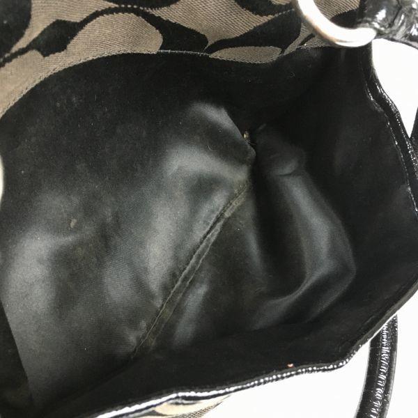 Coach Mini Boston Bag Black Leather(USED)