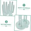 Kitchen Glove Drying Rack with Drainage Base Rubber Glove Holder and Towel Storage Box Plastic Kitchen Sink Accessories 2