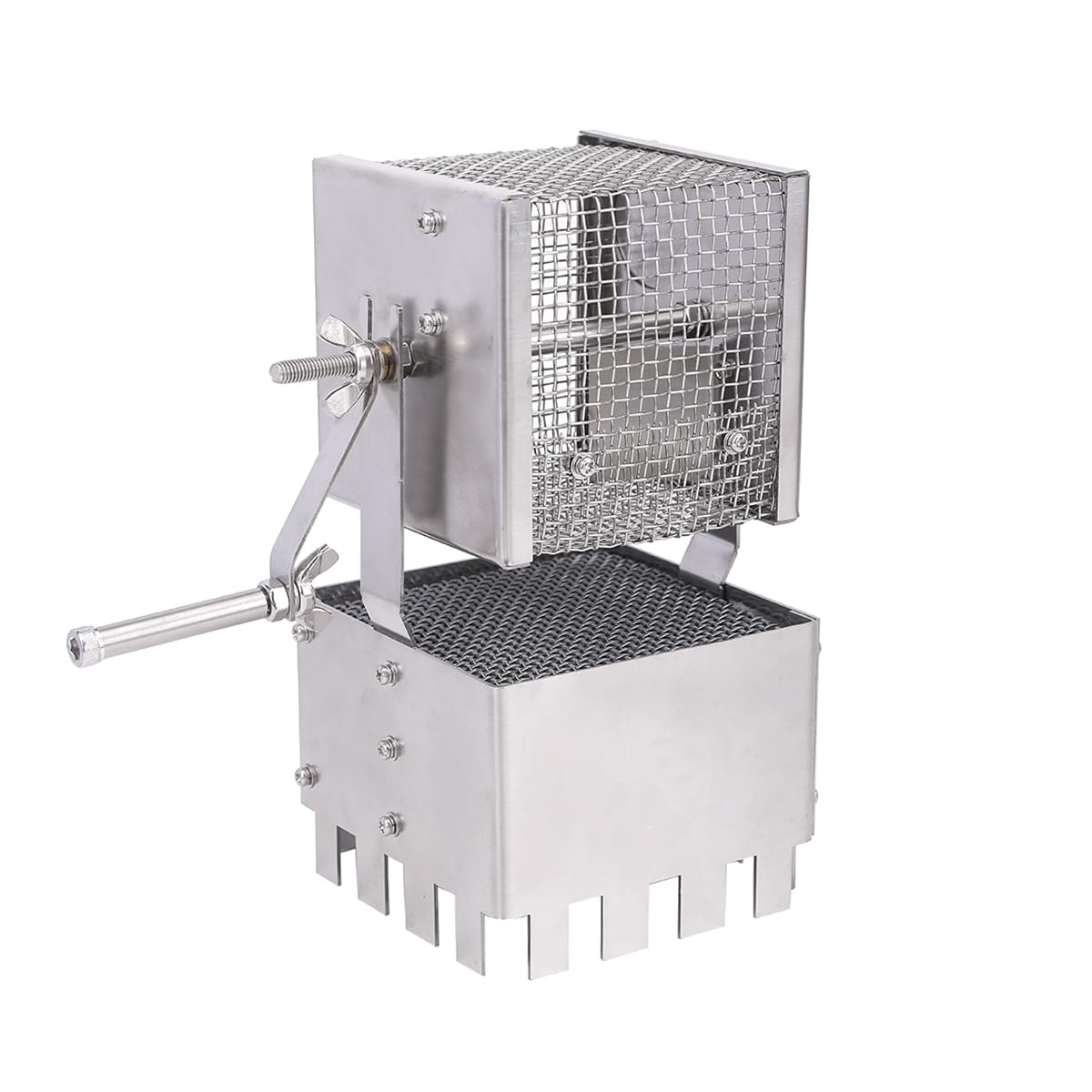 

Желаемый домашний обжарщик кофе с инфракрасным излучением, небольшой ручной поворот с ручкой, машина для обжарки из титана премиум-класса с сеткой 3,5 мм