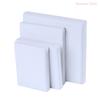 1Pcs White Blank Mini Small Dollhouse Stretched Artist Canvas Art Board Acrylic Oil Paint Dollhouse Decoration