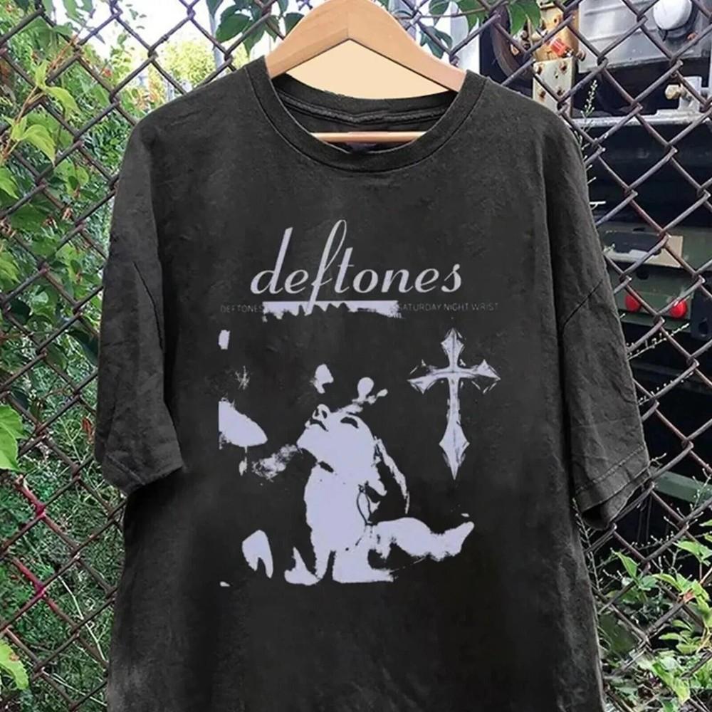 Футболка с принтом Deftones Тур Подарок Черная Унисекс Все размеры Унисекс Футболка XXXXL