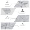 Men S Casual Half Zip Hooded Sweatshirt Basic Style European Size Autumn