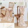 Pastoral  Floral Tablecloth Decorative Dining Mesh Table Runners Seasonal Dining Table Decoration  Party Home DIY Table Runner