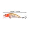 5Pcs Fishing Baits Crankbait Wobbler Topwaters Artificial Hard Baits Topwaters Artificial Wobbler Swimbaits Enduring