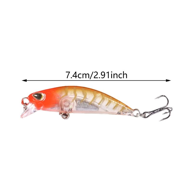 5Pcs Fishing Baits Crankbait Wobbler Topwaters Artificial Hard Baits Topwaters Artificial Wobbler Swimbaits Enduring