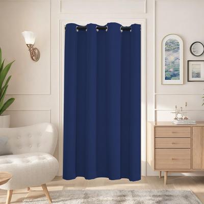 Heeloo Raumteiler Thermisch Kalt Langer Akkordeonvorhang für 150cm Breite x 200cm 1 Panel Vorhang, Isolierung, Schutz, Noren, Toiletten, Anpassbar,