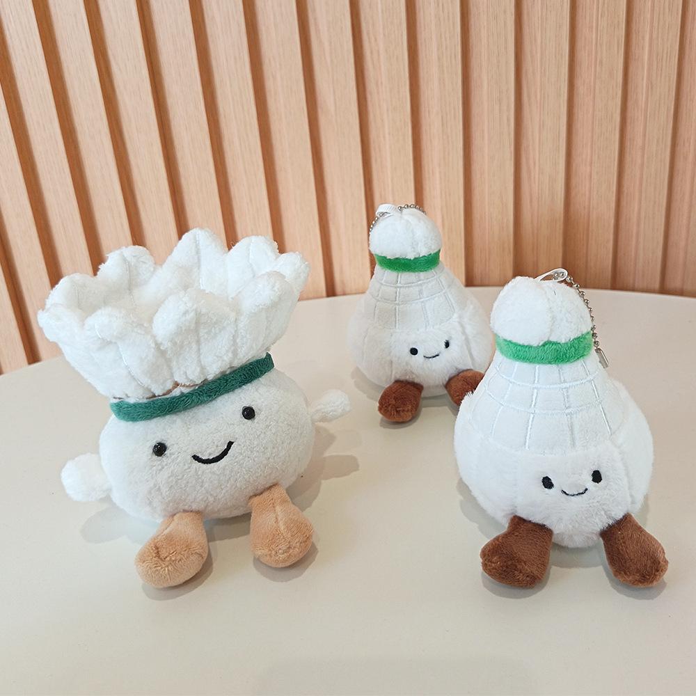 Fun and Cute Series Basketball Badminton Dolls School Bag Pendant Decoration Plush Doll Couple Car Keychain