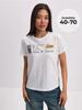 Graphic T-Shirt with Text Print