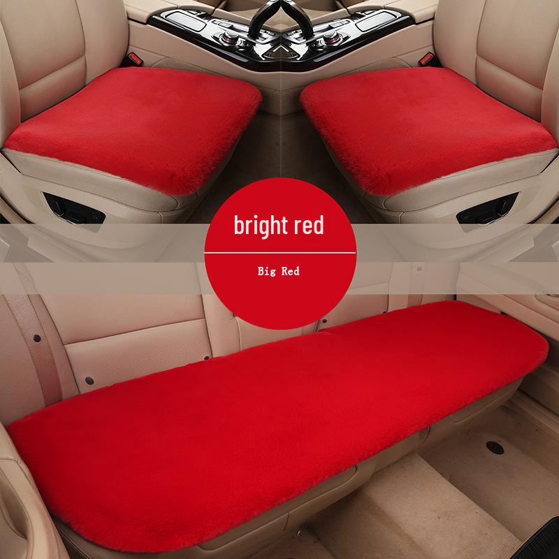 Set Universal de Perne de Pluș din Lână pentru Scaune Auto pentru Dongfeng Nissan Livina - Cald de Iarnă, Trei Piese