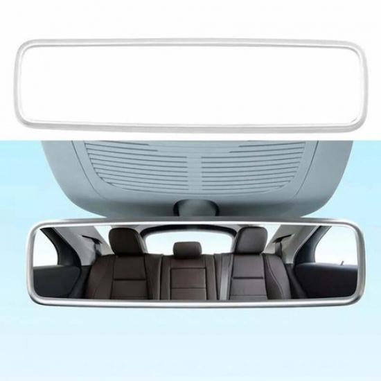 Rearview Mirror Frame - Car Middle Console Matte Silver For Benz G-Class