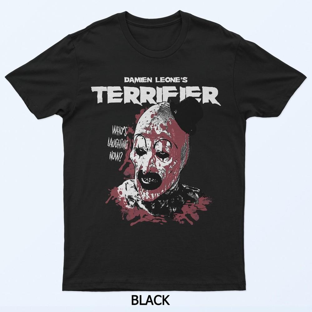 

Terrifier Поношенная Графика Арт Клоун Футболка Ужасы S