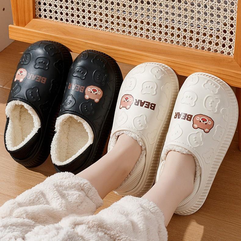Cotton Slippers Autumn and Winter 2025 New Indoor Home Bag Heel Waterproof and Non-slip Maternity Cotton Shoes