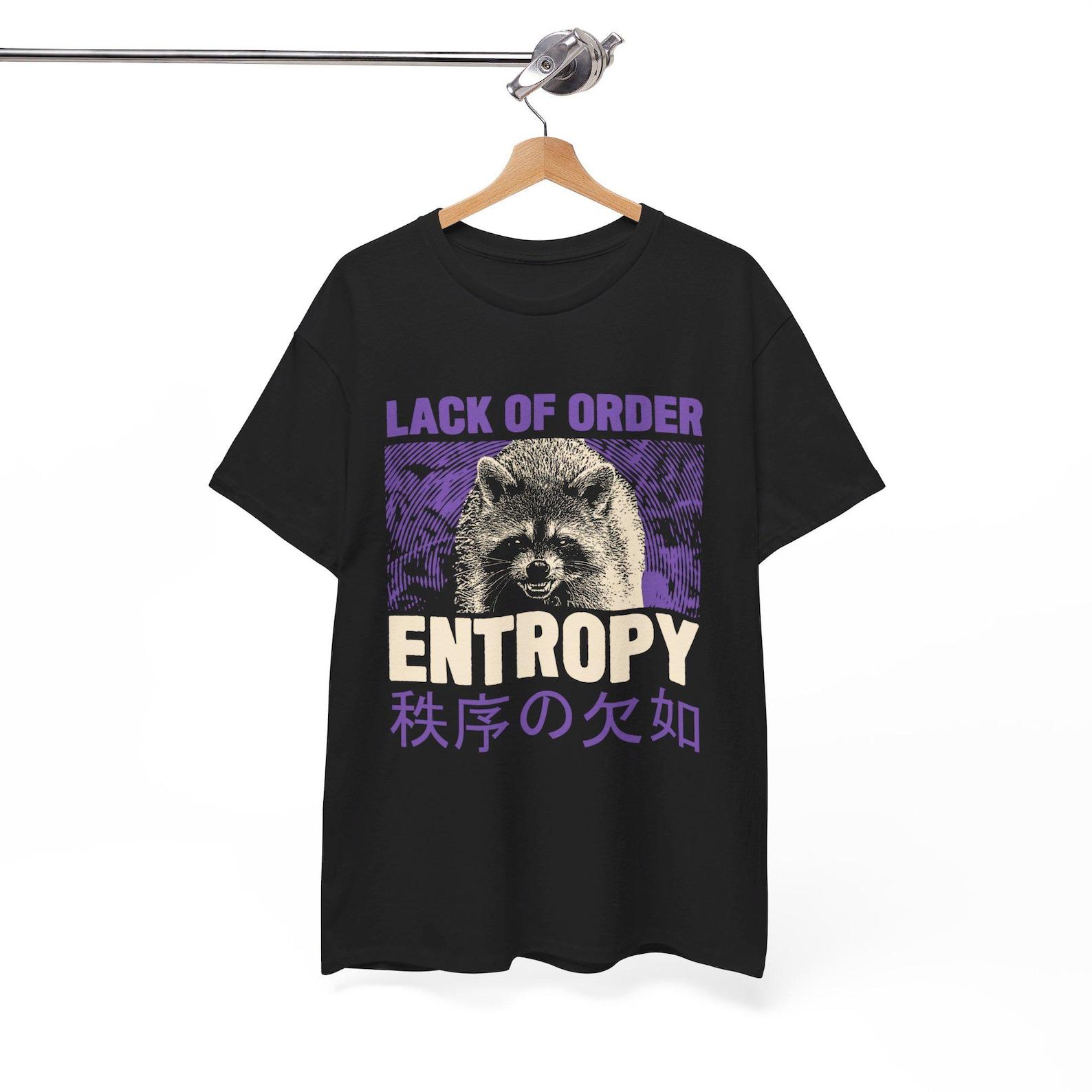 Entropy Raccoon T-Shirt XL
