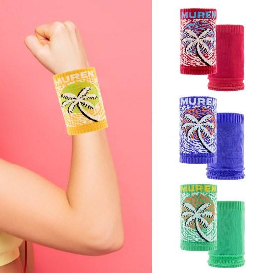 

Практичные спортивные браслеты с изысканным узором, нейлон, впитывающий пот