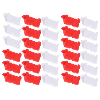 30Pcs RC Roadblocks Plastic Universal Drift Race Road Barriers Remote Control Car Accessories